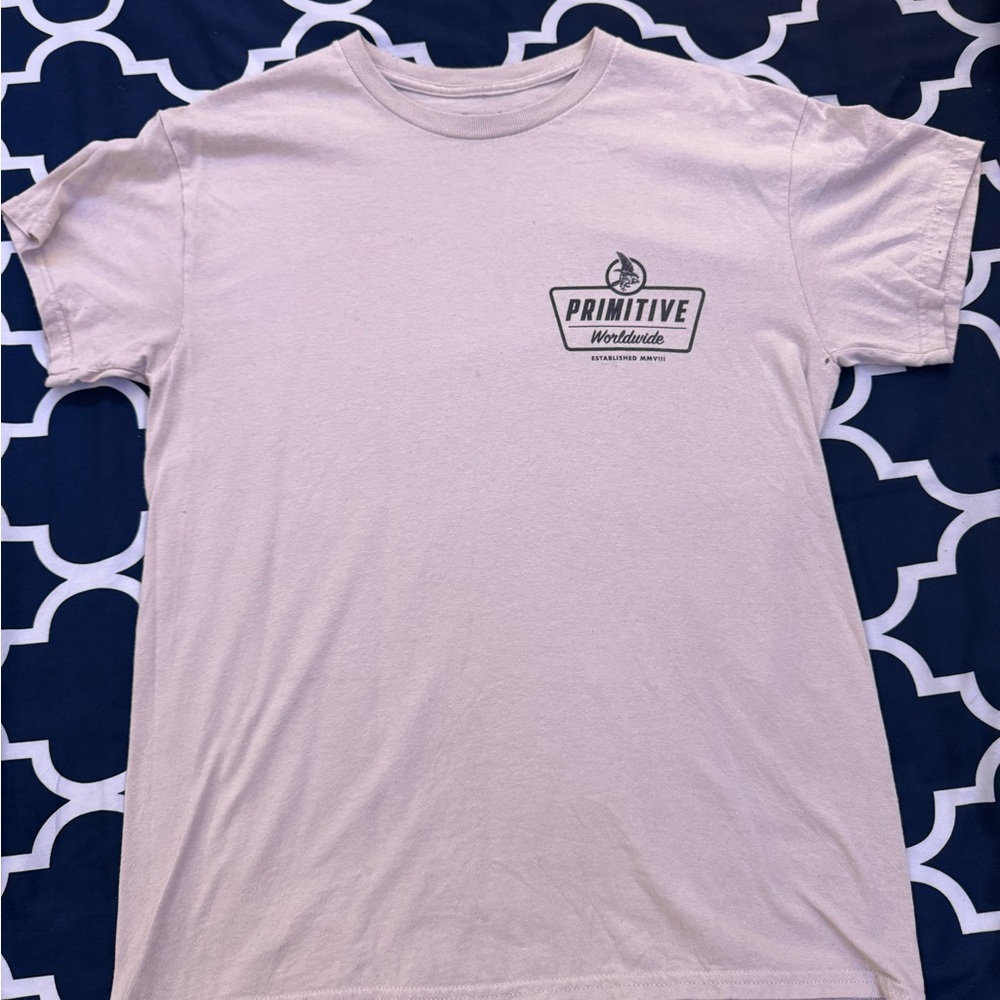 Primitive Cream Short Sleeve Tee